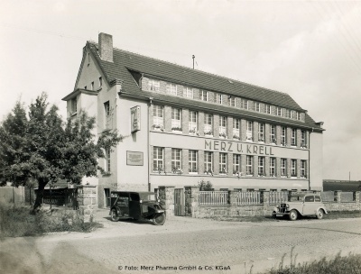 Stammgebäude von Merz & Krell in Groß-Bieberau
