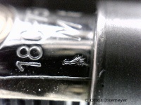 M800 nib with control stamp