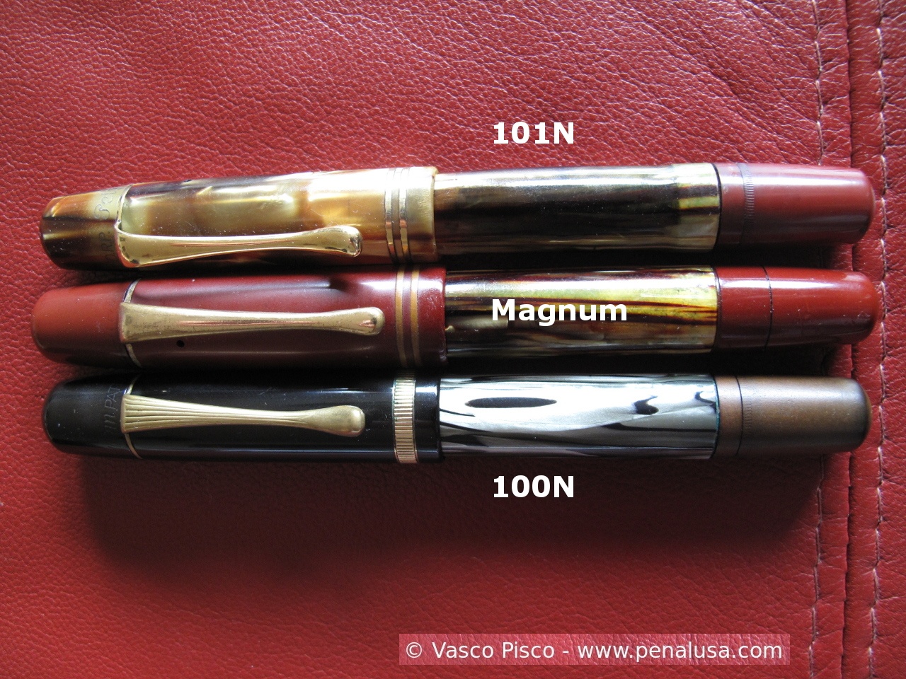 Vergleich Pelikan 101N, Magnum und 100N