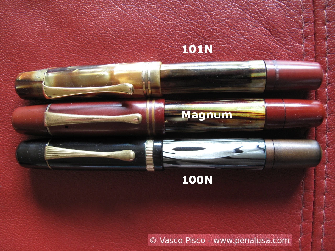 Vergleich Pelikan 101N, Magnum und 100N Vergleich Pelikan 101N, Magnum und 100N