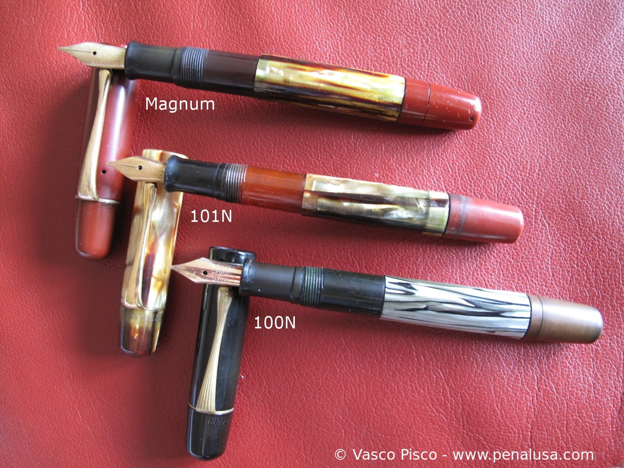 Pelikan Magnum und 101N/100N Seite an Seite Pelikan Magnum und 101N/100N Seite an Seite