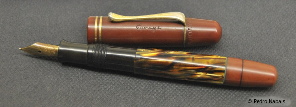 Pelikan　ペリカン　100N Pelikan's 100N Gray Marbled with Nickel Furniture - The