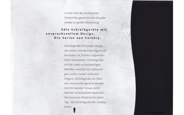 Celebry Verkaufsprospekt von 1998 - Seite 1