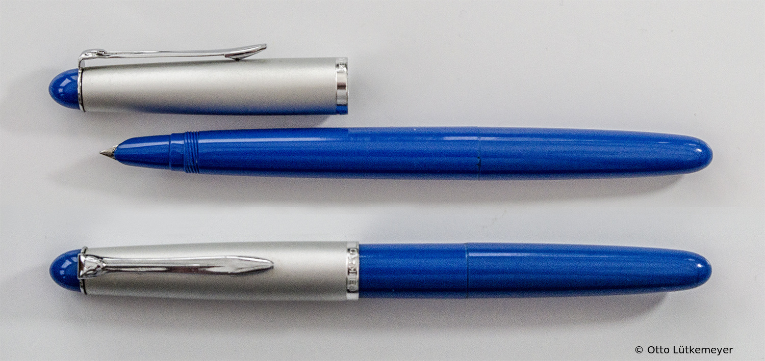 Pelikano Model 1 Blue / Silver