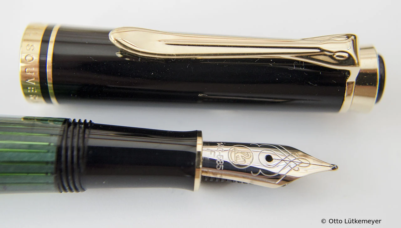 Pelikan M300 Grün-Gestreift
