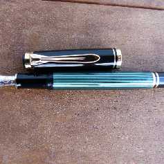 Pelikan M300 Grün-Gestreift
