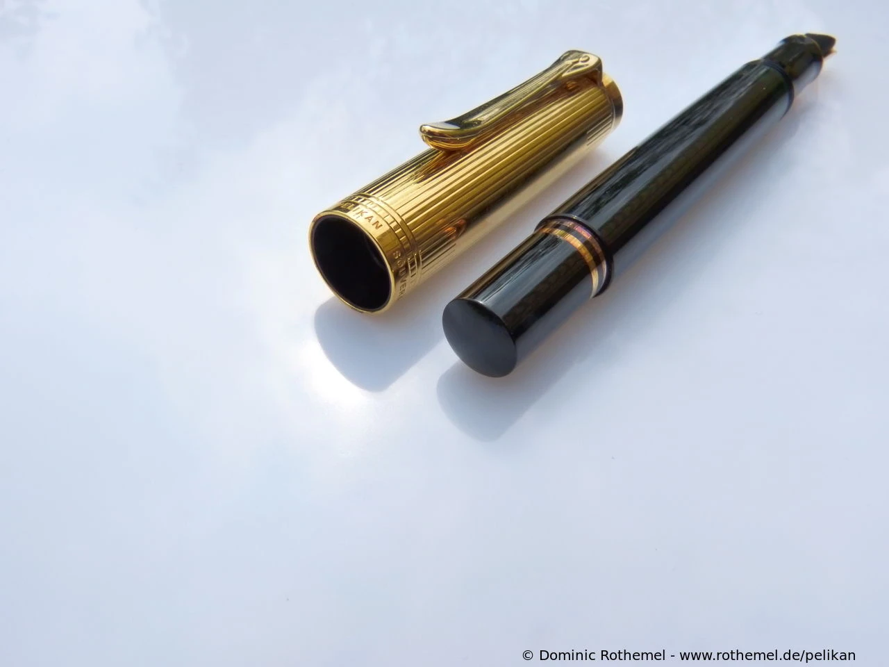 Pelikan M350 Schwarz/Vermeil
