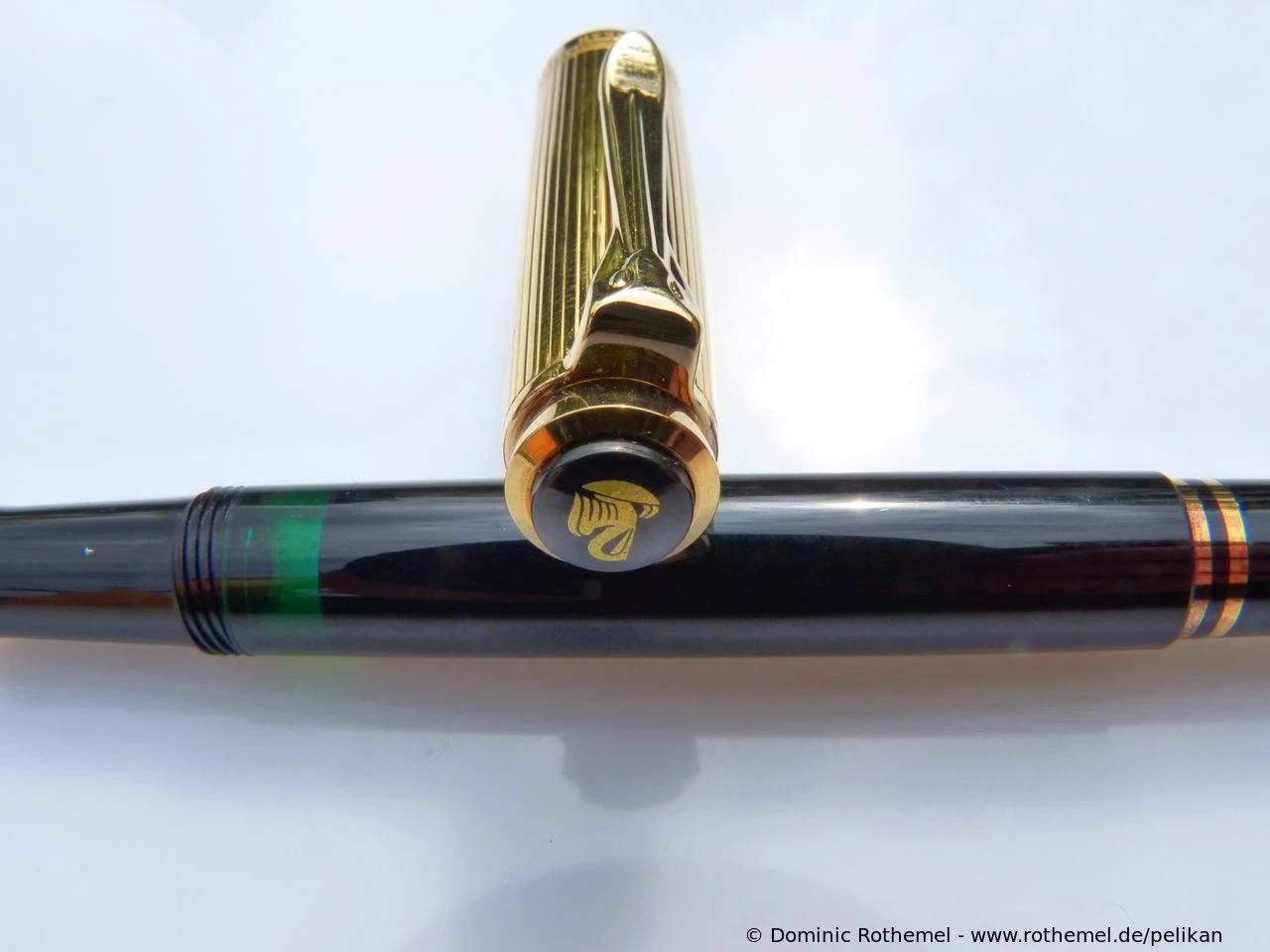 Pelikan M350 Schwarz/Vermeil
