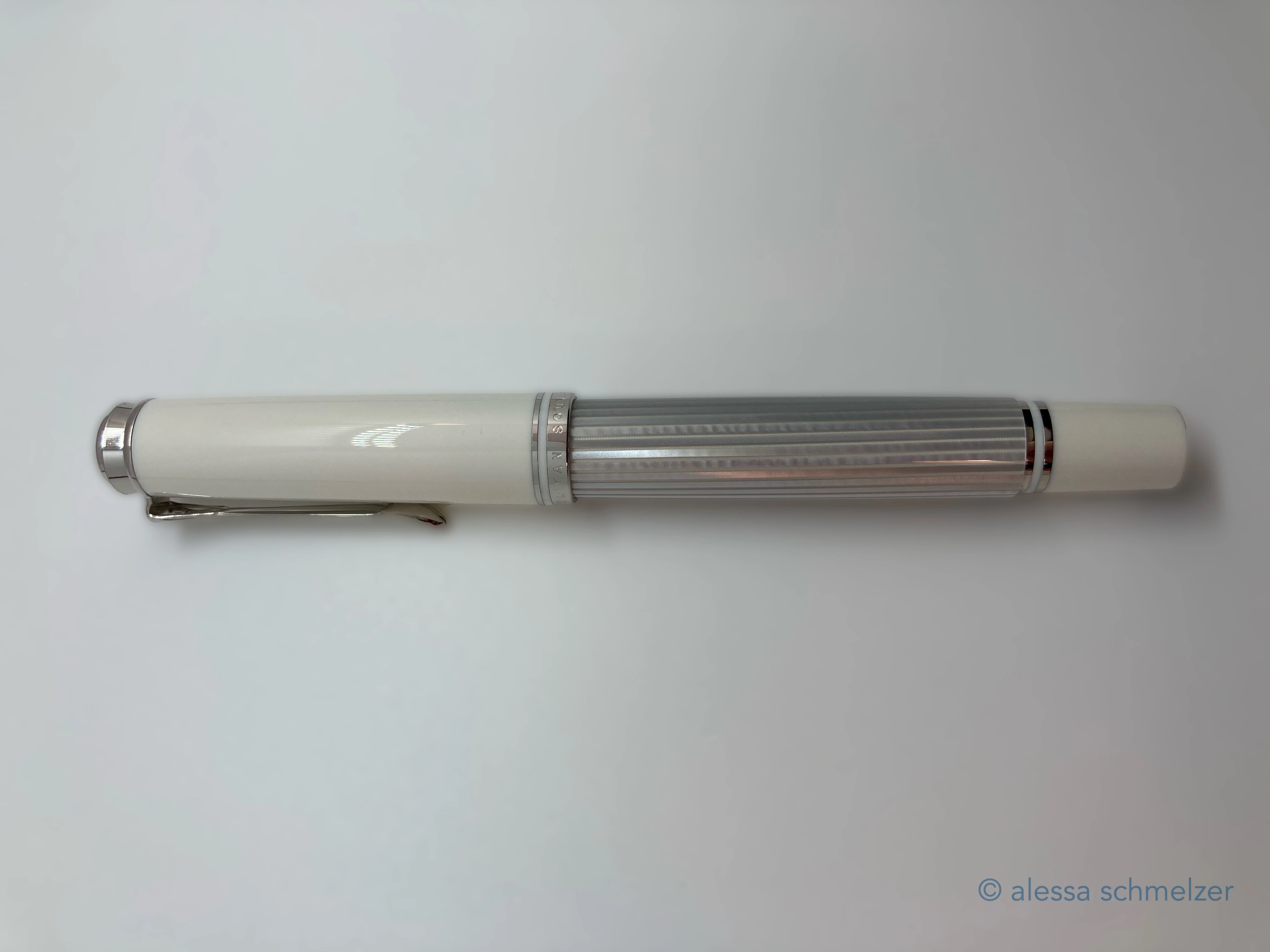 Pelikan M405 Silber-Weiß
