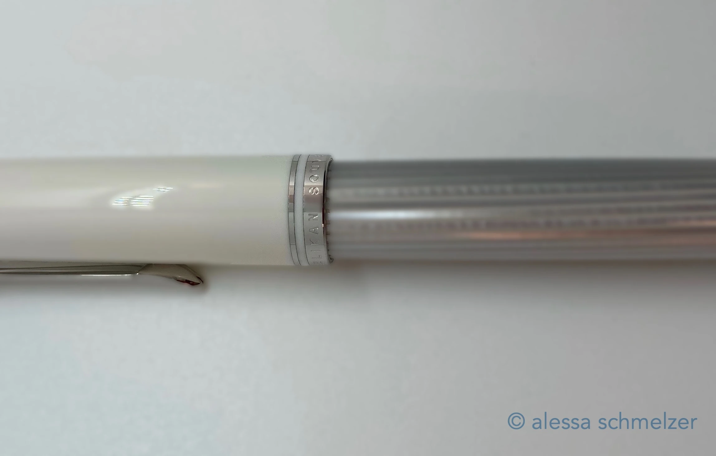 Pelikan M405 Silber-Weiß
