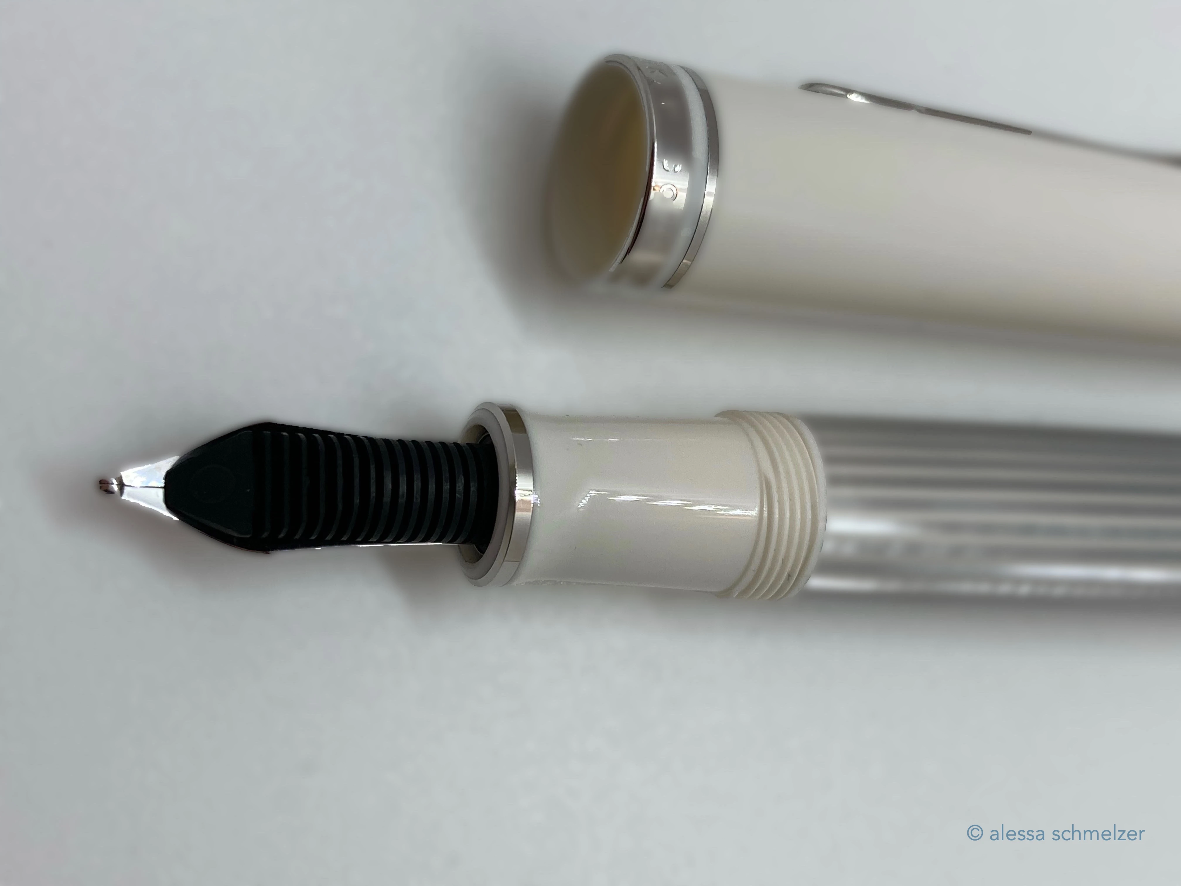 Pelikan M405 Silber-Weiß
