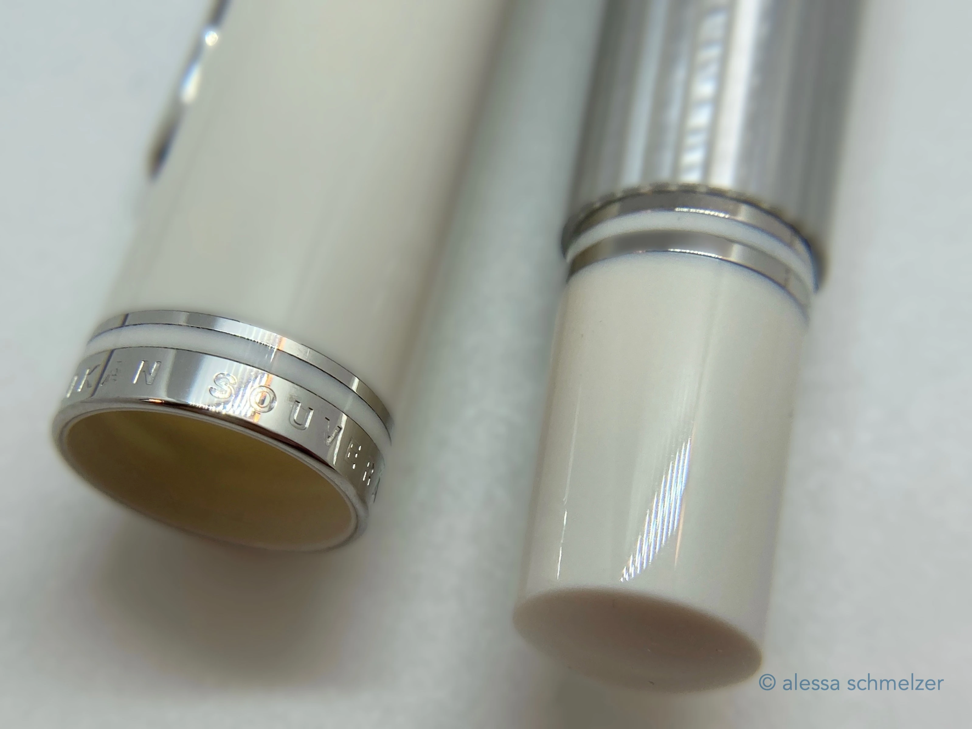 Pelikan M405 Silber-Weiß
