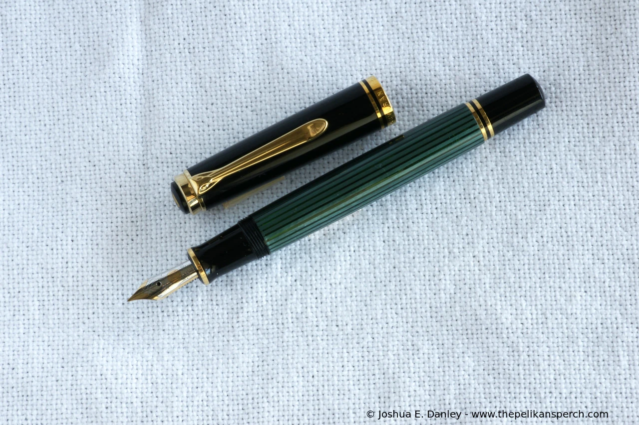 Pelikan M600 Grün-Gestreift
