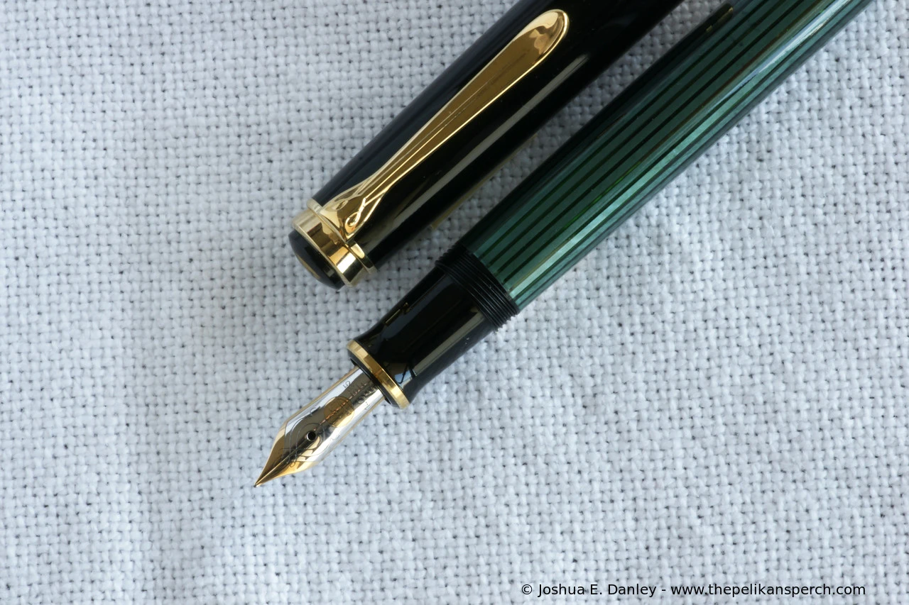 Pelikan M600 Grün-Gestreift
