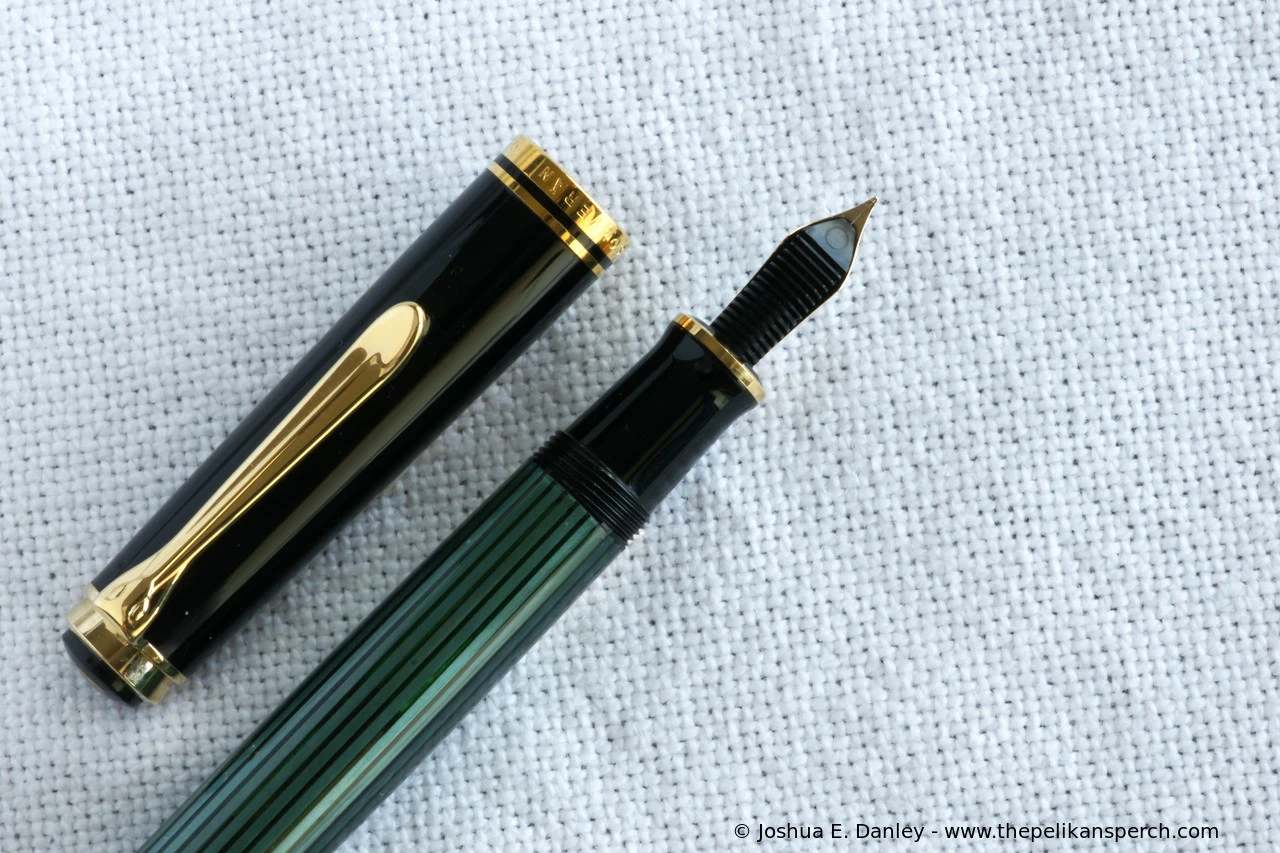 Pelikan M600 Grün-Gestreift
