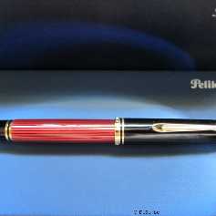 Pelikan M600 Rot-Gestreift
