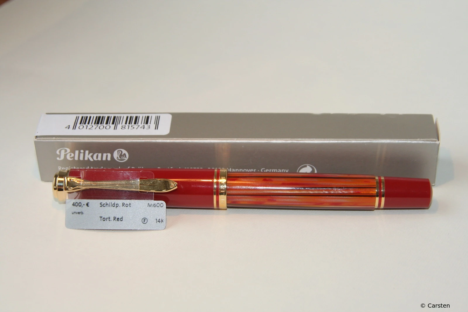 Pelikan M600 Schildpatt Rot
