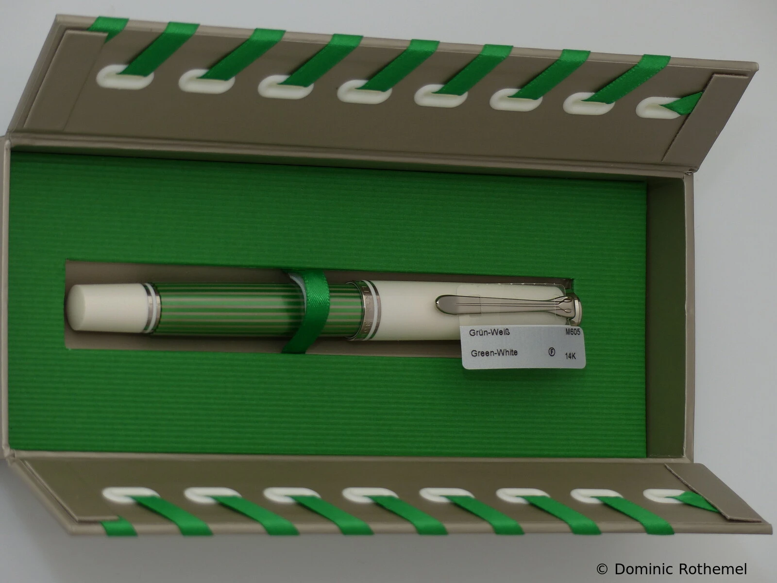 Pelikan M605 Grün-Weiß
