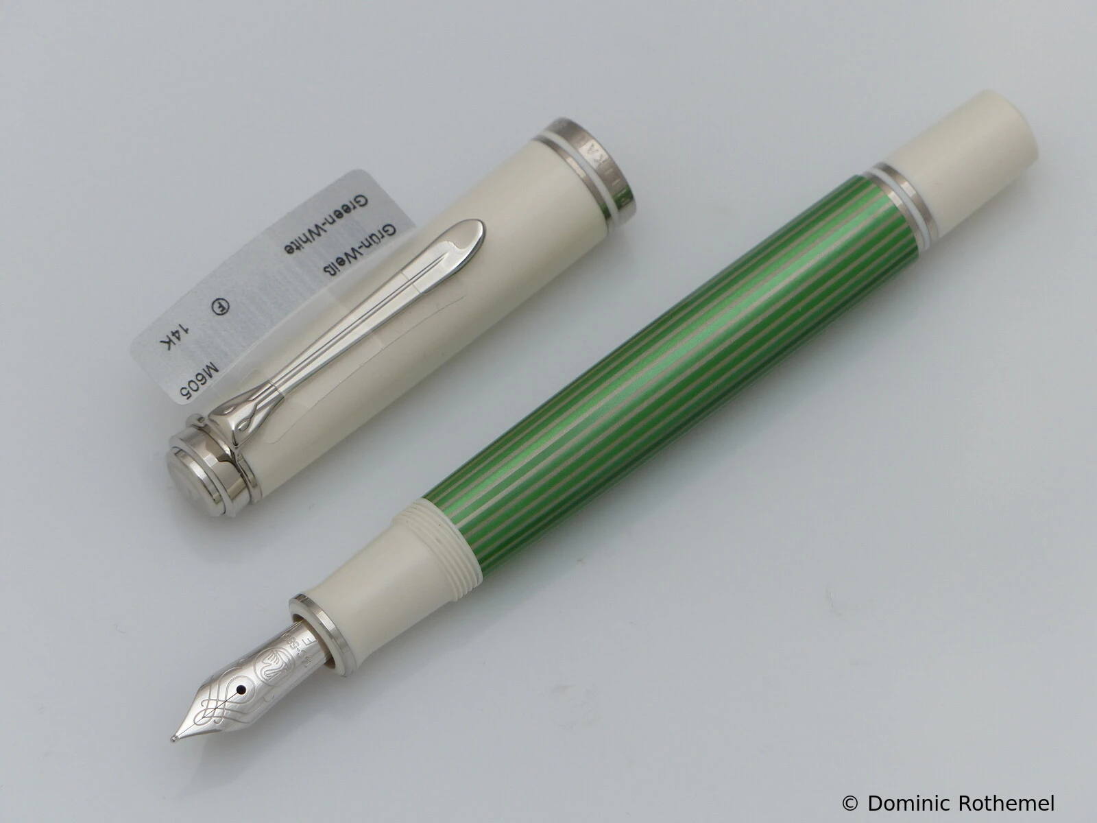 Pelikan M605 Grün-Weiß
