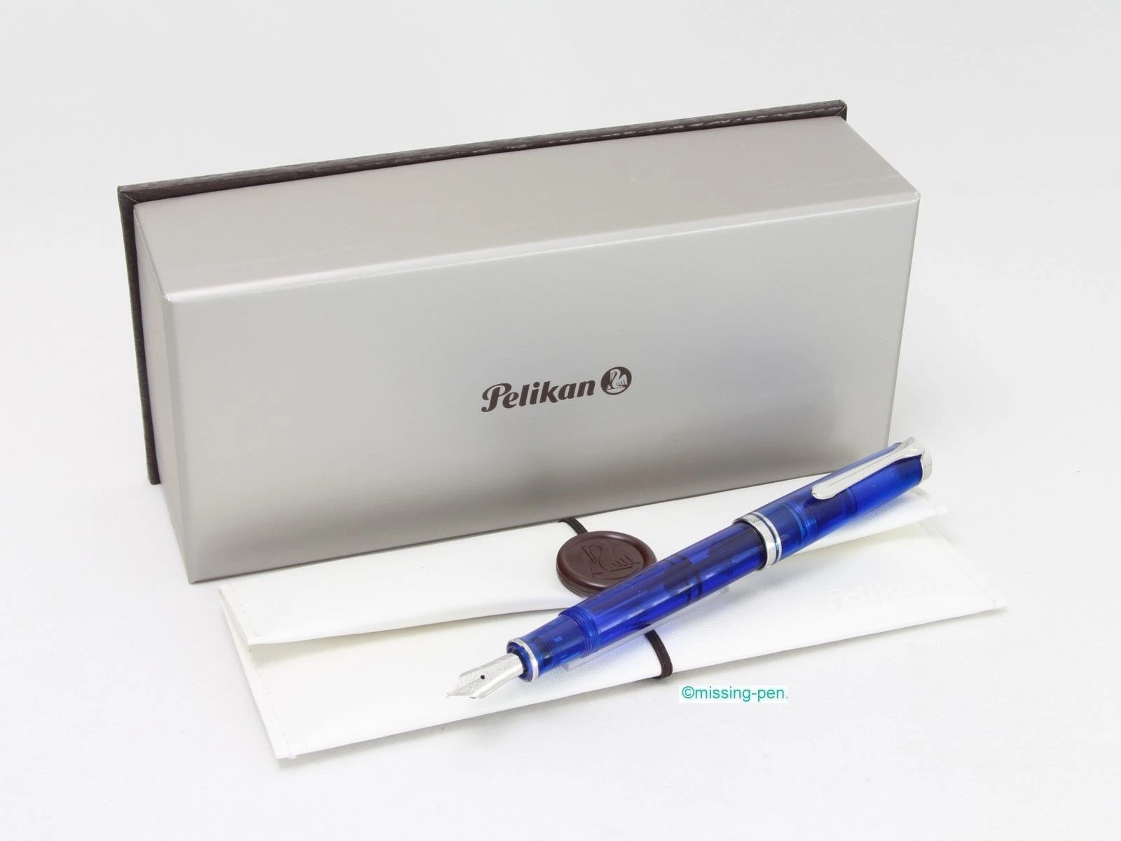 Pelikan M605 Marineblautransparent
