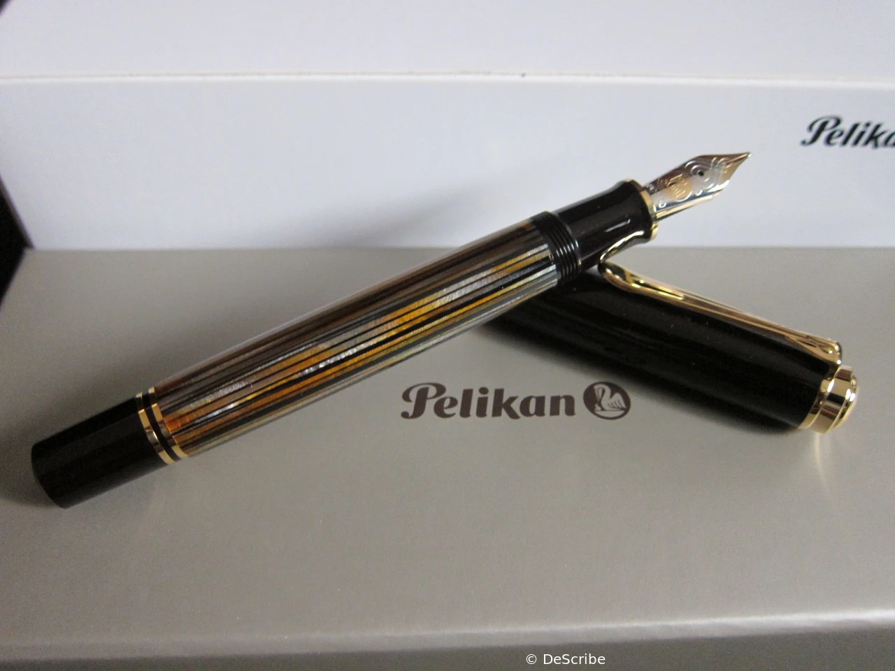 Pelikan M800 Schildpattbraun-Gestreift
