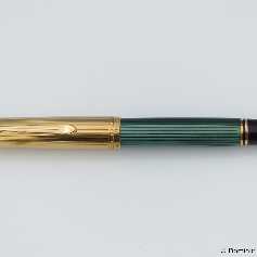 Pelikan M850 Grün-Gestreift/Vermeil
