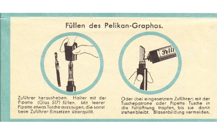 Füllen des Pelikan Graphos