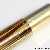 Pelikan 500 Tortoise brown-striped - Gold double
