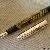 Pelikan 600N Schildpattbraun-Gestreift - 14 ct Gold Kappe
