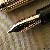 Pelikan 600N Schildpattbraun-Gestreift - 14 ct Gold Kappe
